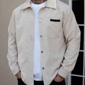 NFINITY Men's Light Tan Corduroy Jacket